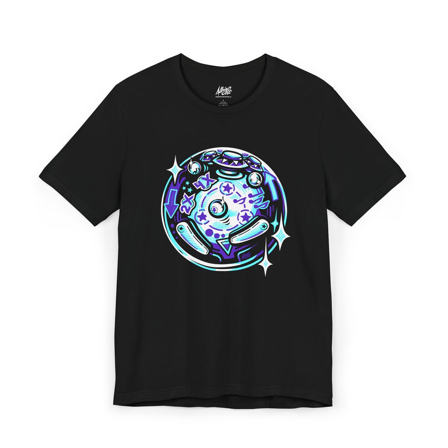 Pinball Reflections - Premium Bella+Canvas Jersey Short Sleeve Tee