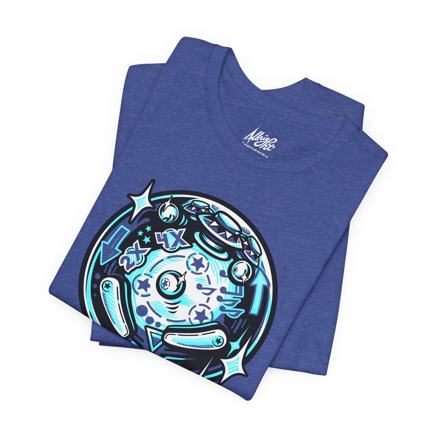 Pinball Reflections - Premium Bella+Canvas Jersey Short Sleeve Tee