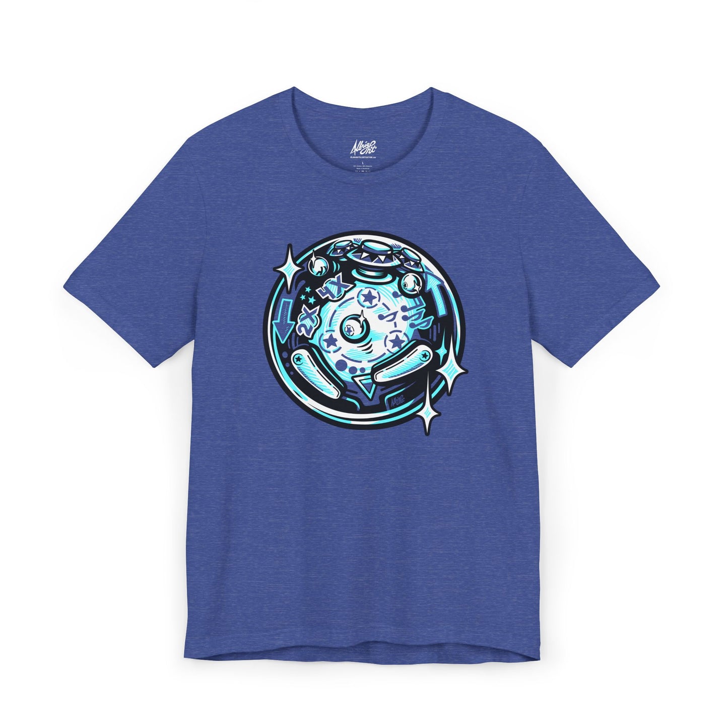 Pinball Reflections - Premium Bella+Canvas Jersey Short Sleeve Tee