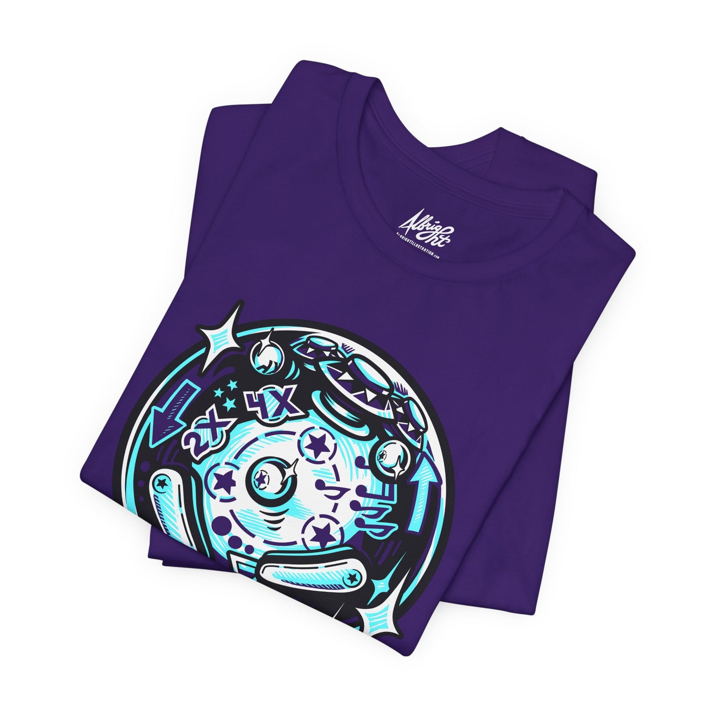Pinball Reflections - Premium Bella+Canvas Jersey Short Sleeve Tee