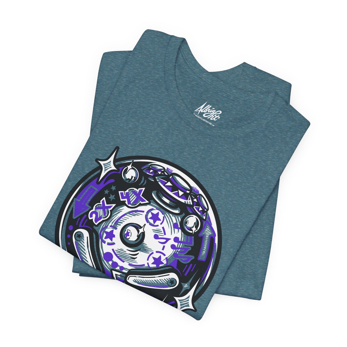 Pinball Reflections - Premium Bella+Canvas Jersey Short Sleeve Tee
