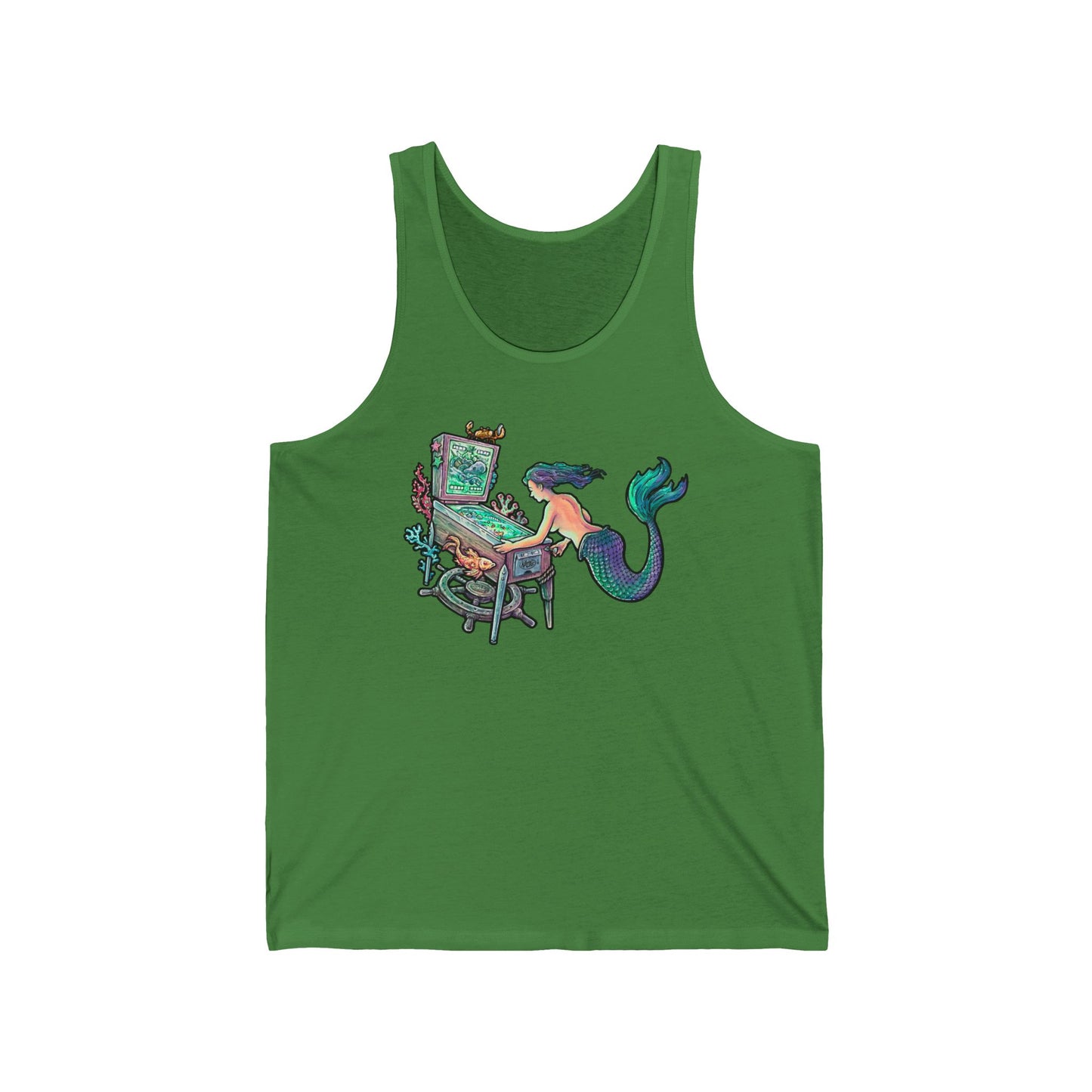 Mermaid Pinball Graphic Tank Top