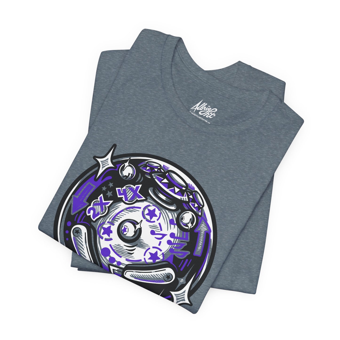 Pinball Reflections - Premium Bella+Canvas Jersey Short Sleeve Tee
