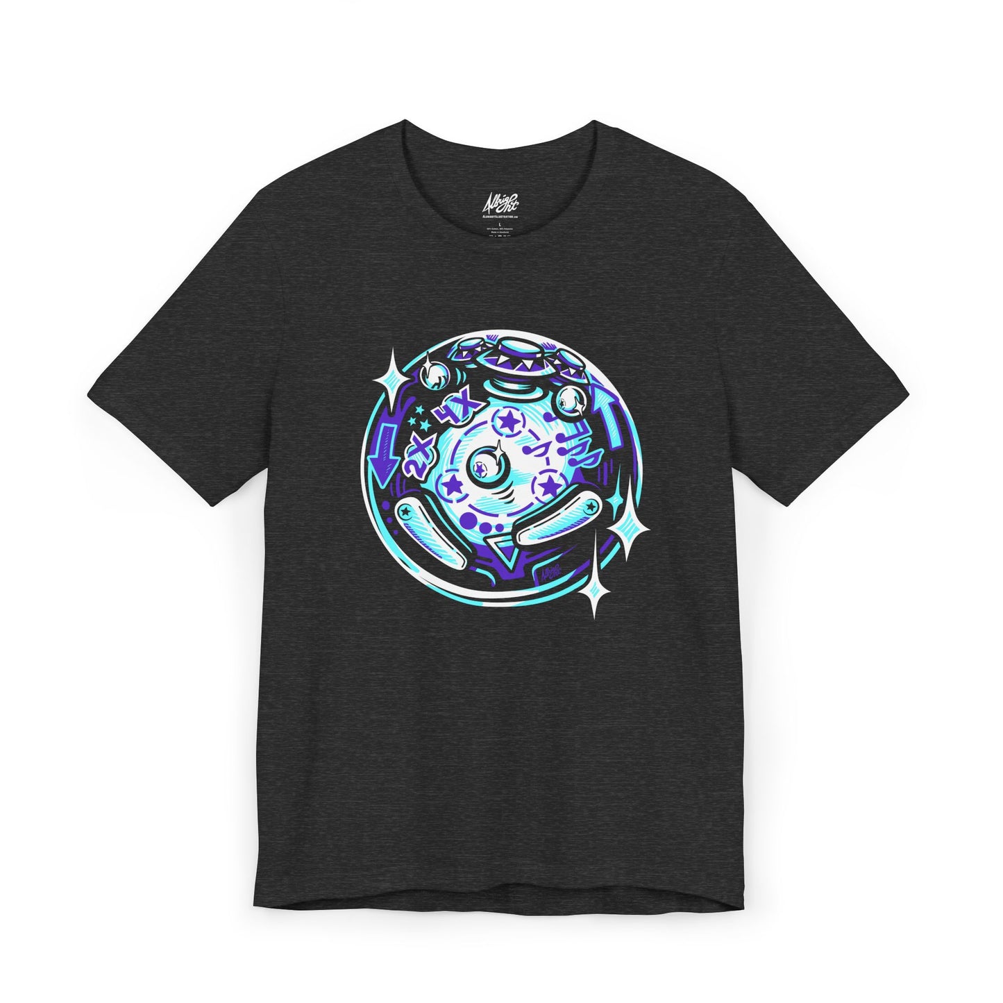 Pinball Reflections - Premium Bella+Canvas Jersey Short Sleeve Tee