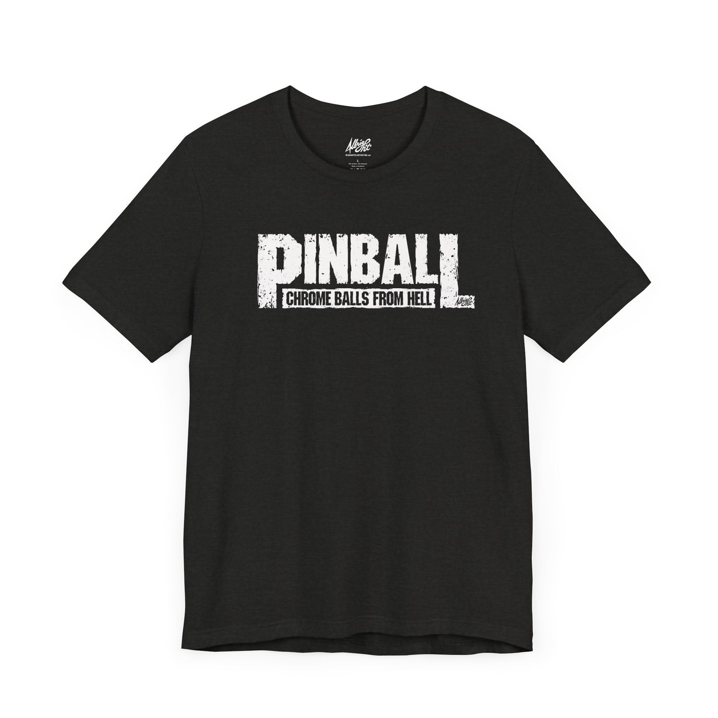 Pinball Chrome Balls From Hell - Premium Bella+Canvas Jersey Short Sleeve Tee