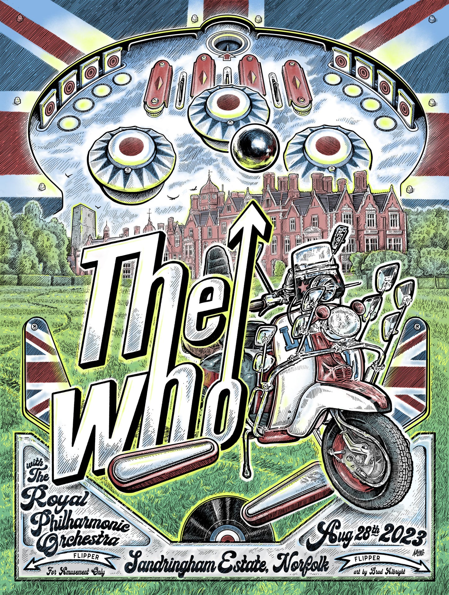 The Who Official - Live at Sandringham - Brad Albright - LTD Artist Proof