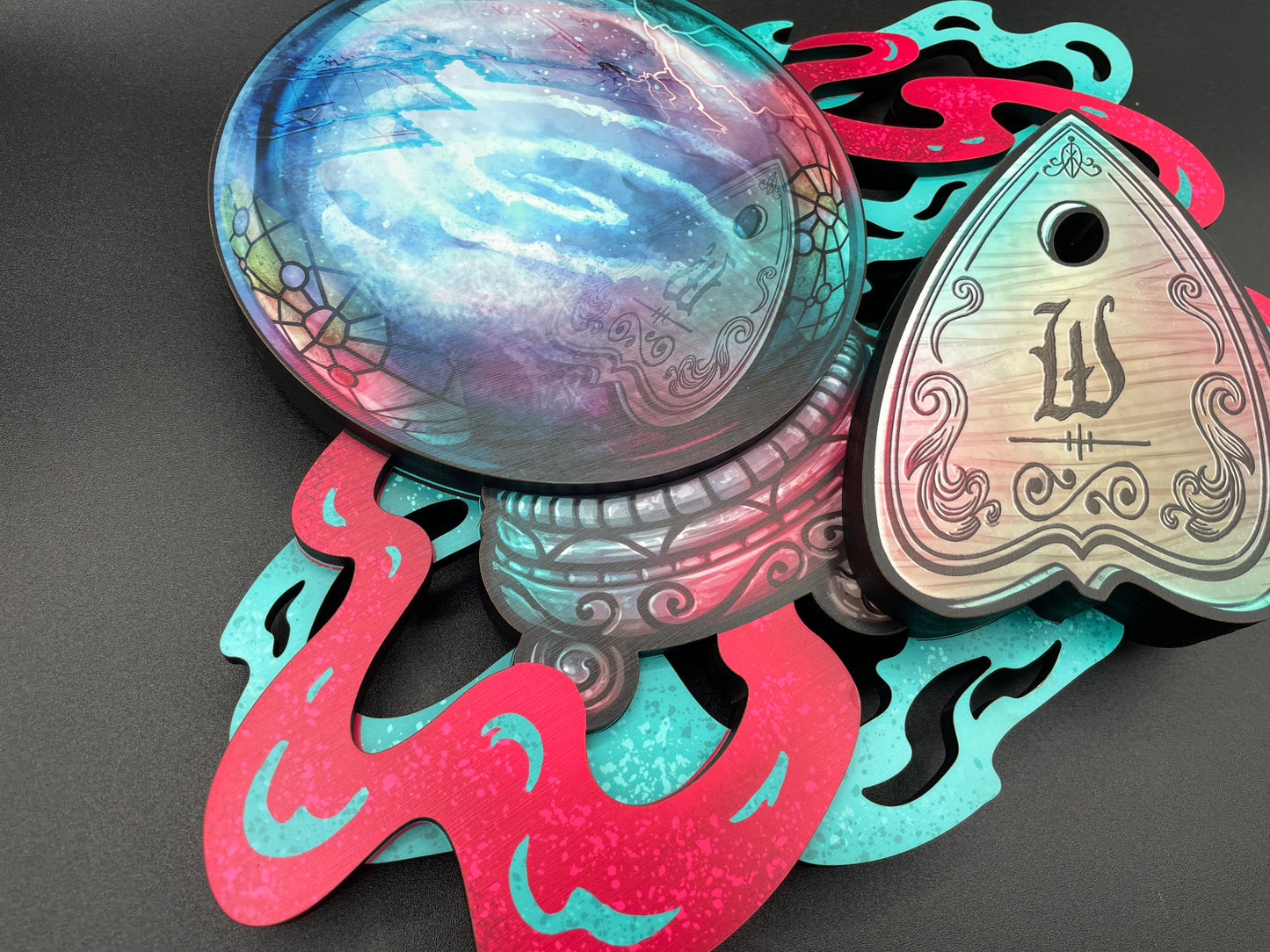 PREORDER: Mystery House Pinball • Seance Woodcut