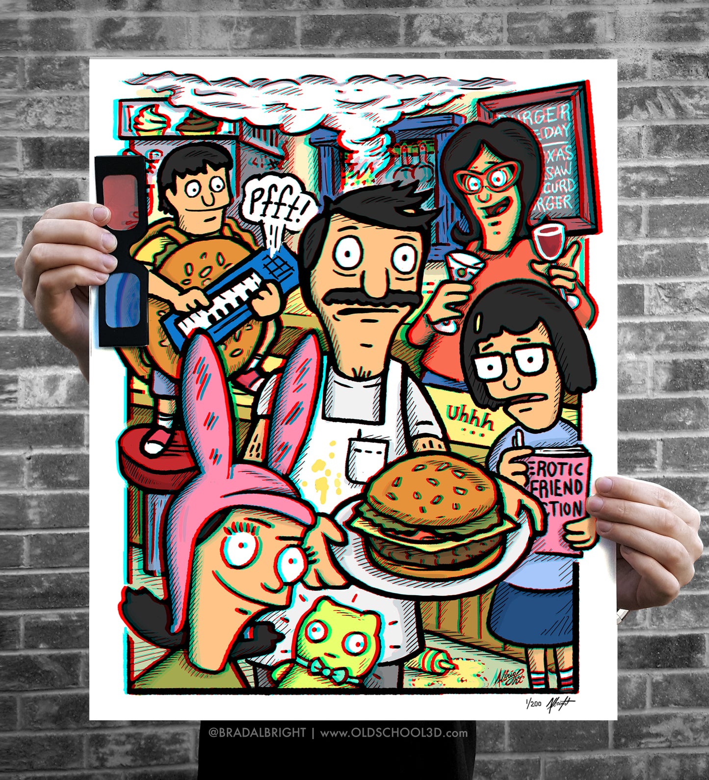 Bob's Burger of the Day - 3D Poster
