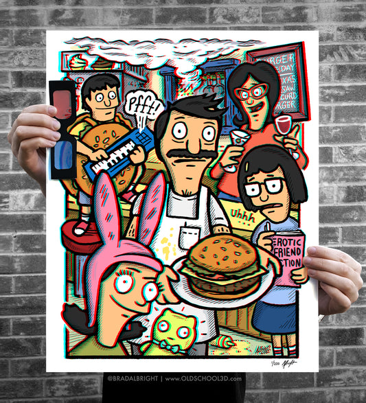 Bob's Burger of the Day - 3D Poster