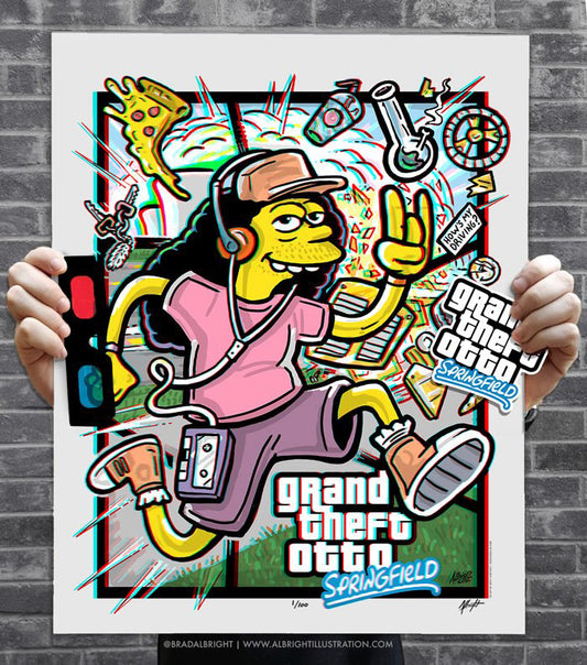 Grand Theft Otto - Simpsons GTA tribute