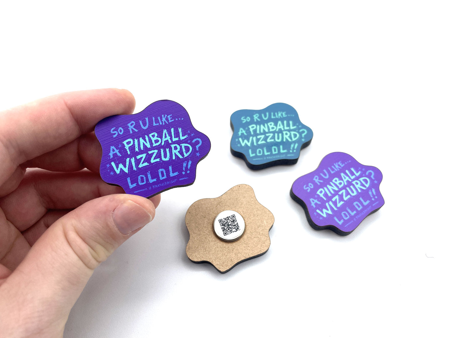 Pinball Wizzurd Slammer Magnets