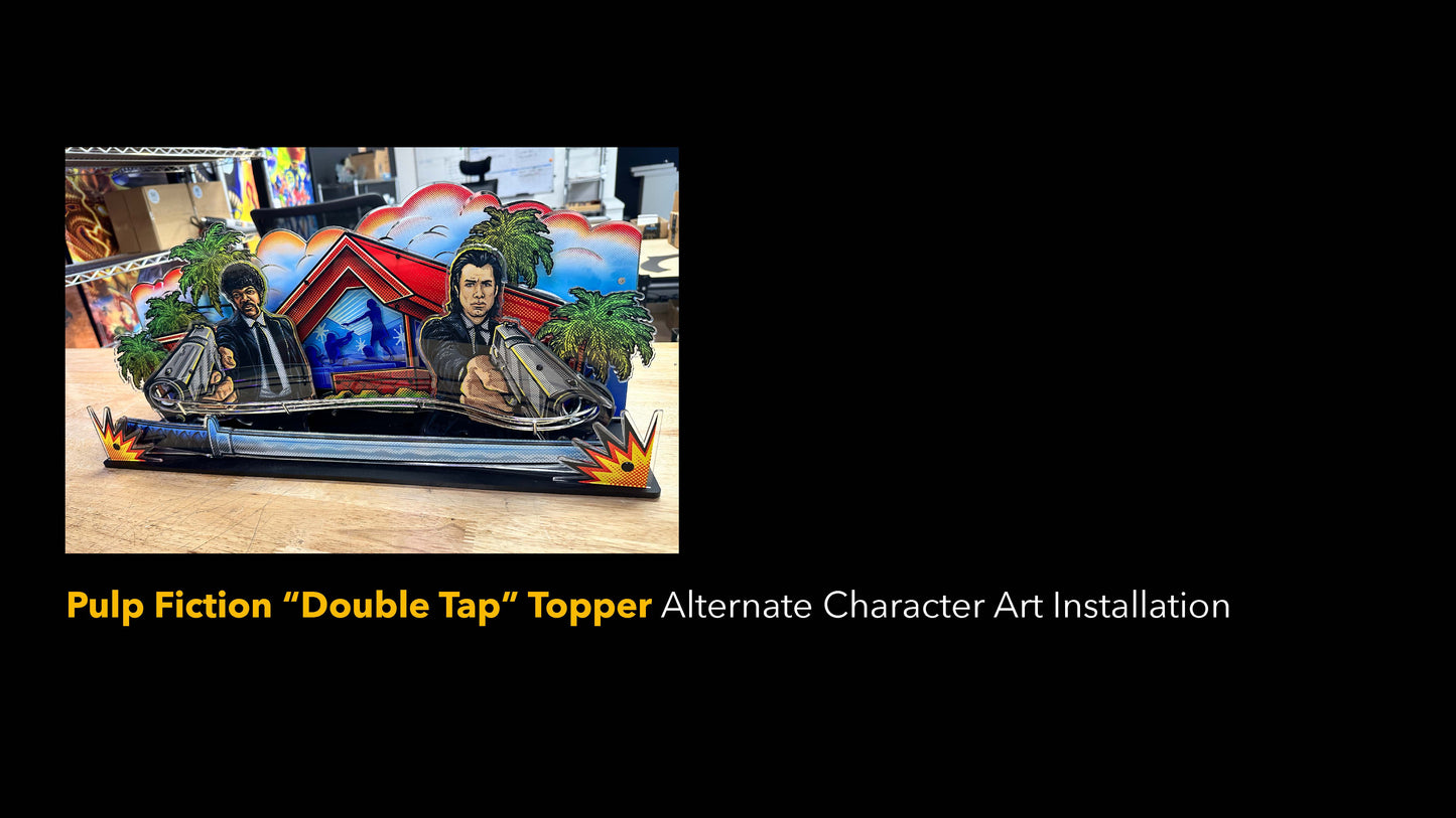 Alternate Character Art | Pulp Fiction "Double Tap" Topper Mod