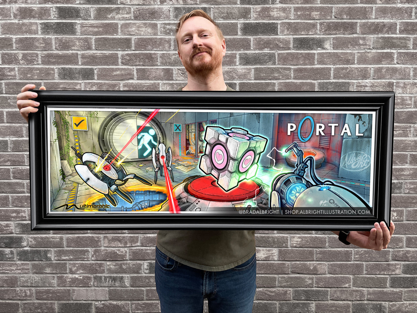 PORTAL Panorama Print - P3 Pinball from Multimorphic