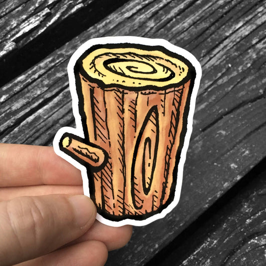 LOG from Blammo Sticker - Ren & Stimpy Waterproof Decal