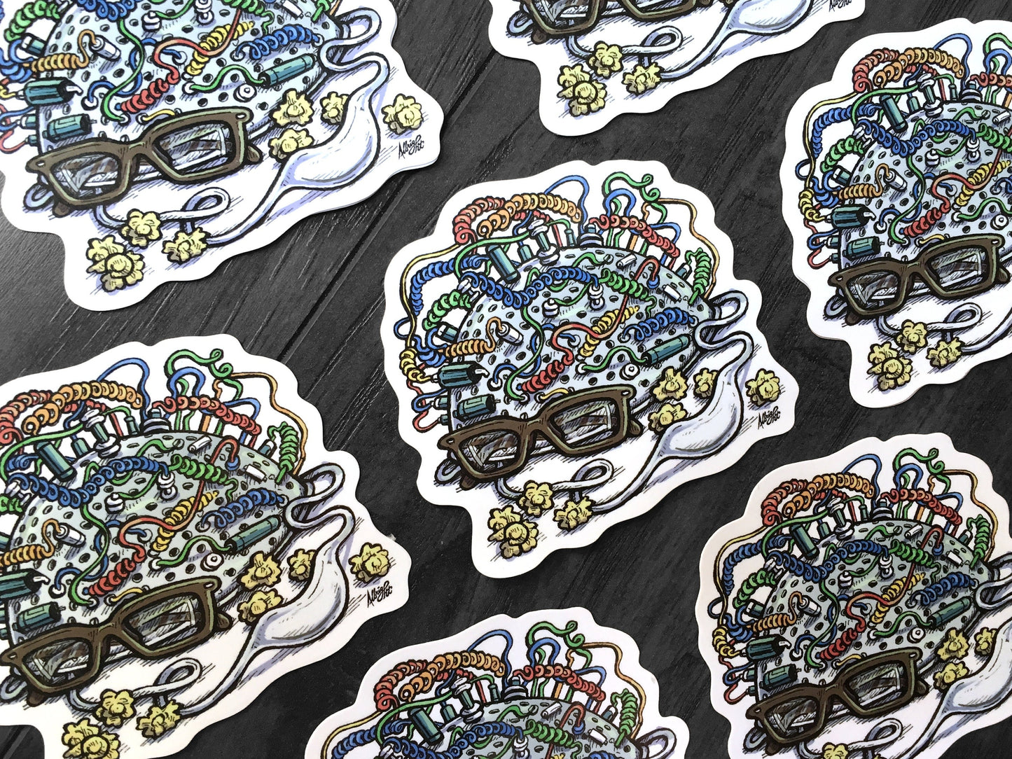 Keymaster Helmet - Ghostbusters Rick Moranis Vinz Clortho - Waterproof Sticker Decal