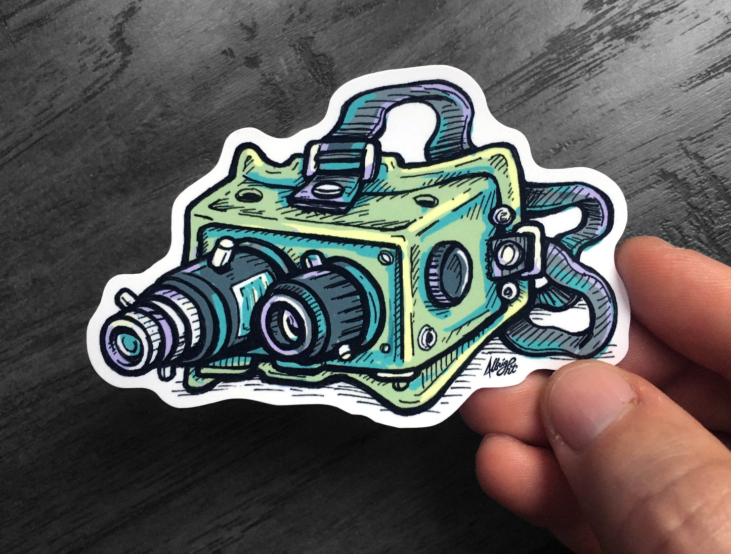 Ecto Goggles - Ghostbusters Waterproof Sticker Decal