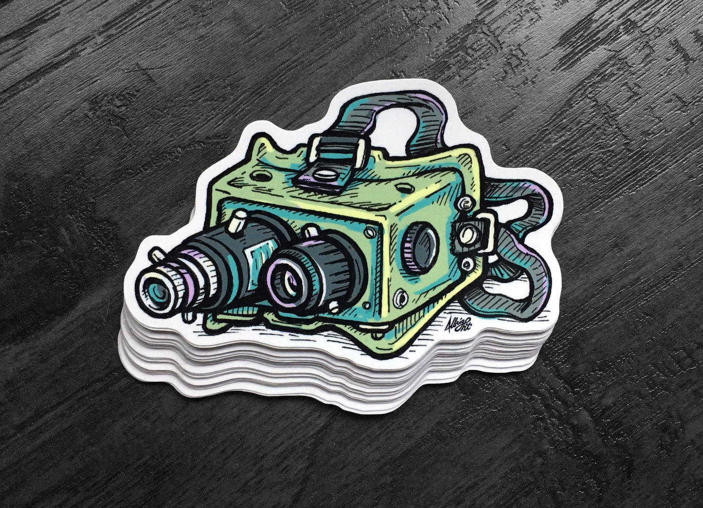 Ecto Goggles - Ghostbusters Waterproof Sticker Decal