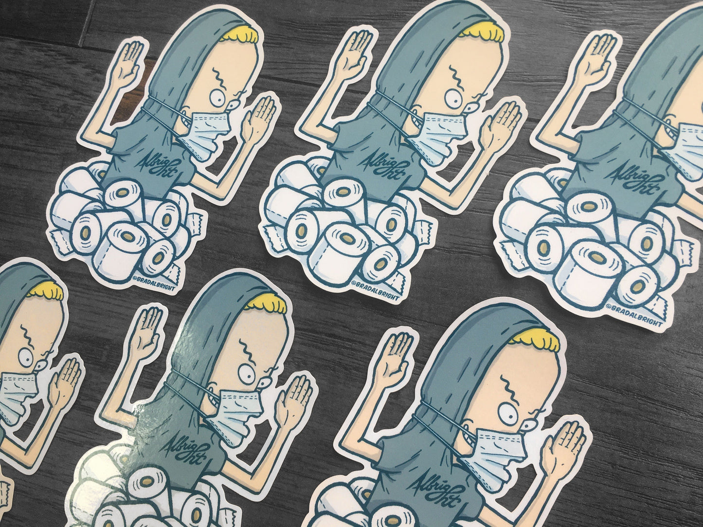 The Great Coronaholio TP Sticker - Weather Resistant Decal - FREE Shipping