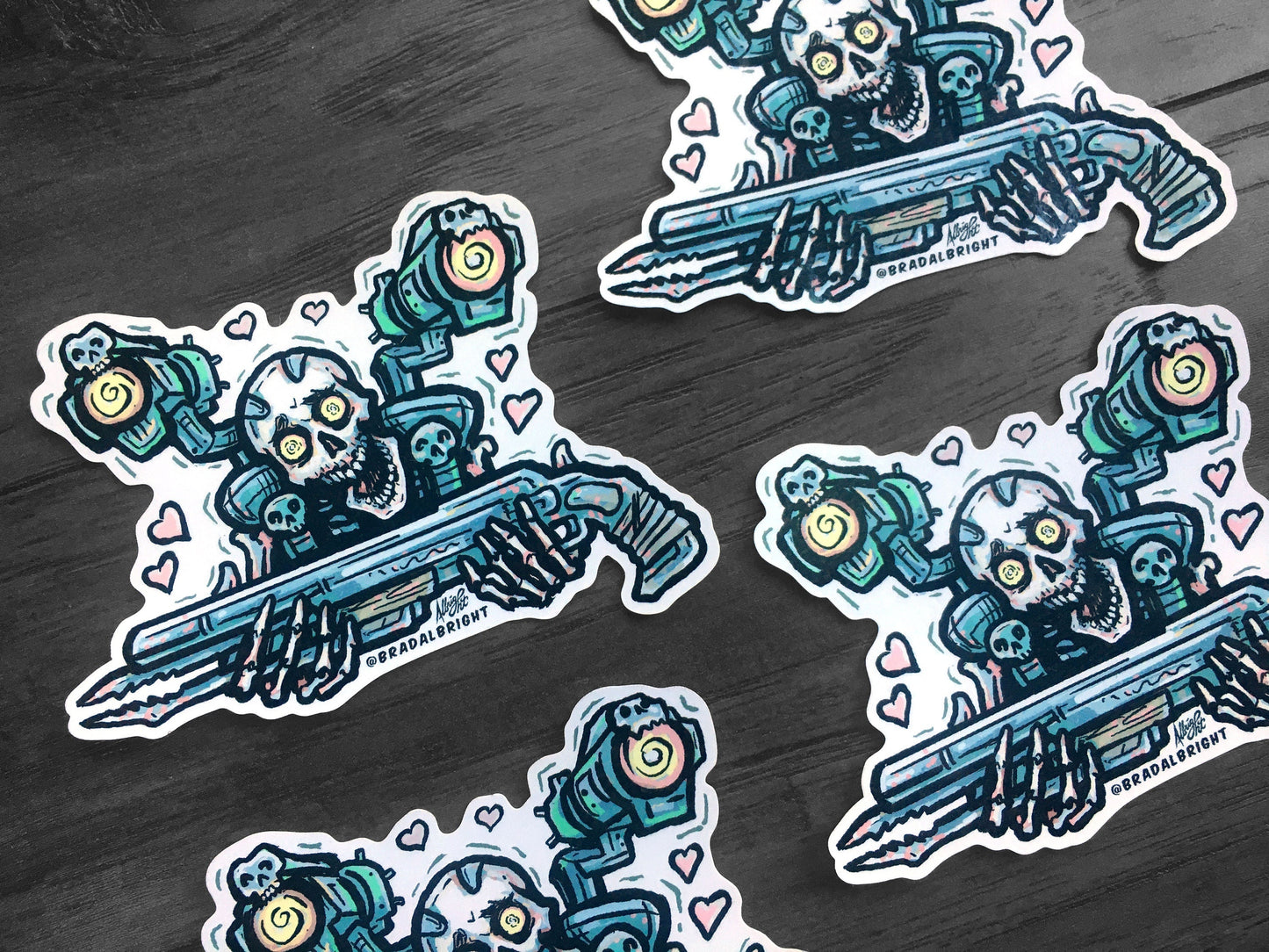Revenant Super Shotgun - Sticker Decal - Doom Eternal Revenant