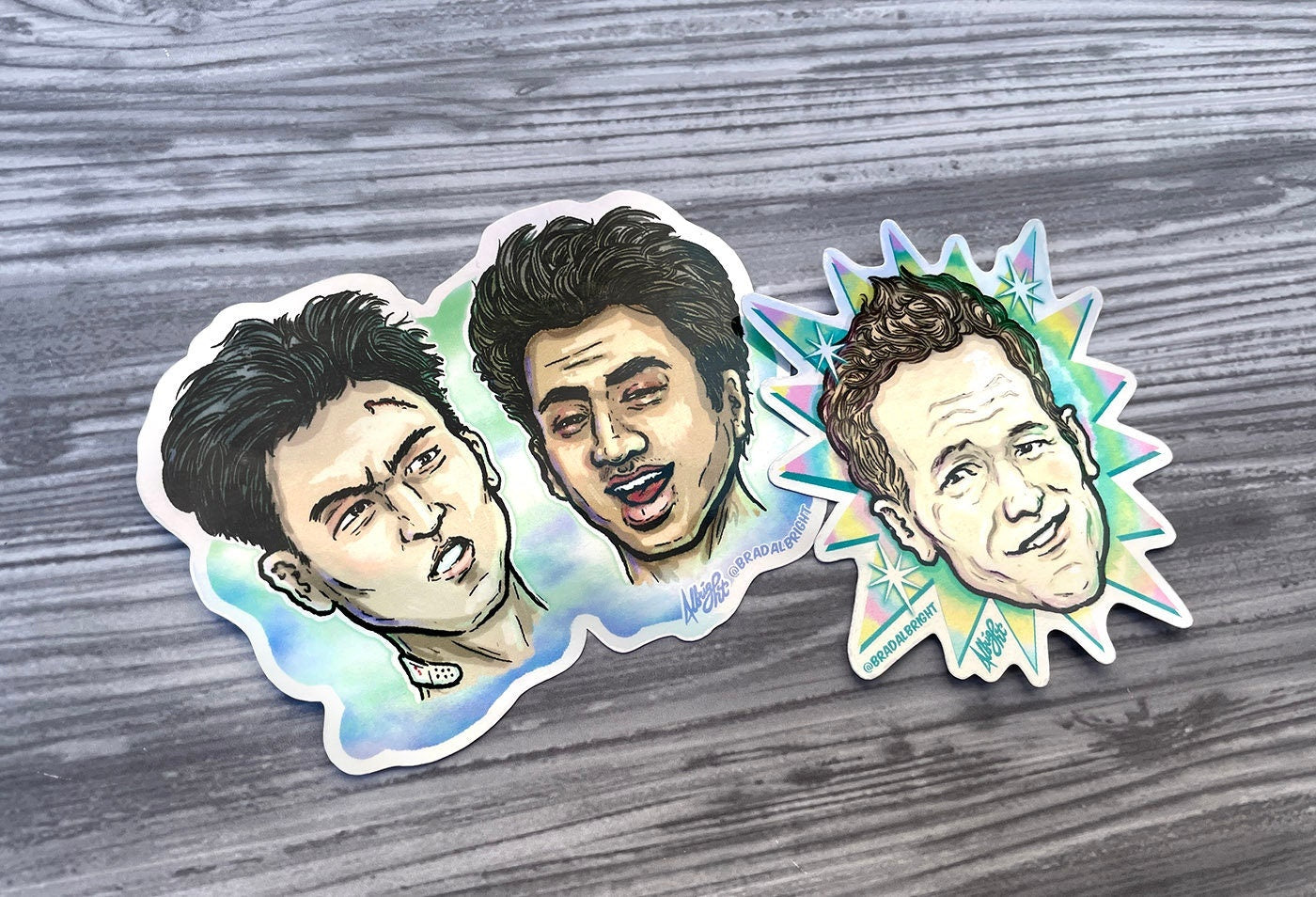 Harold & Kumar + NPH! - Holographic Foil Sticker Decals - FREE Shipping