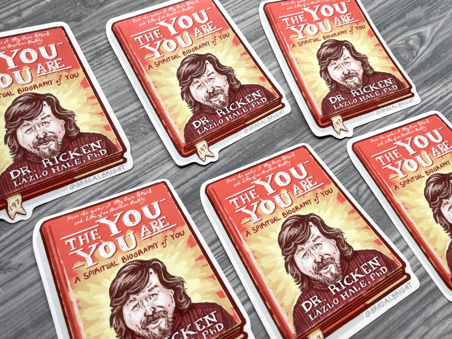 The You You Are - Severance Self Help Book Illustration - Stickers & Magnets - Waterproof Decals