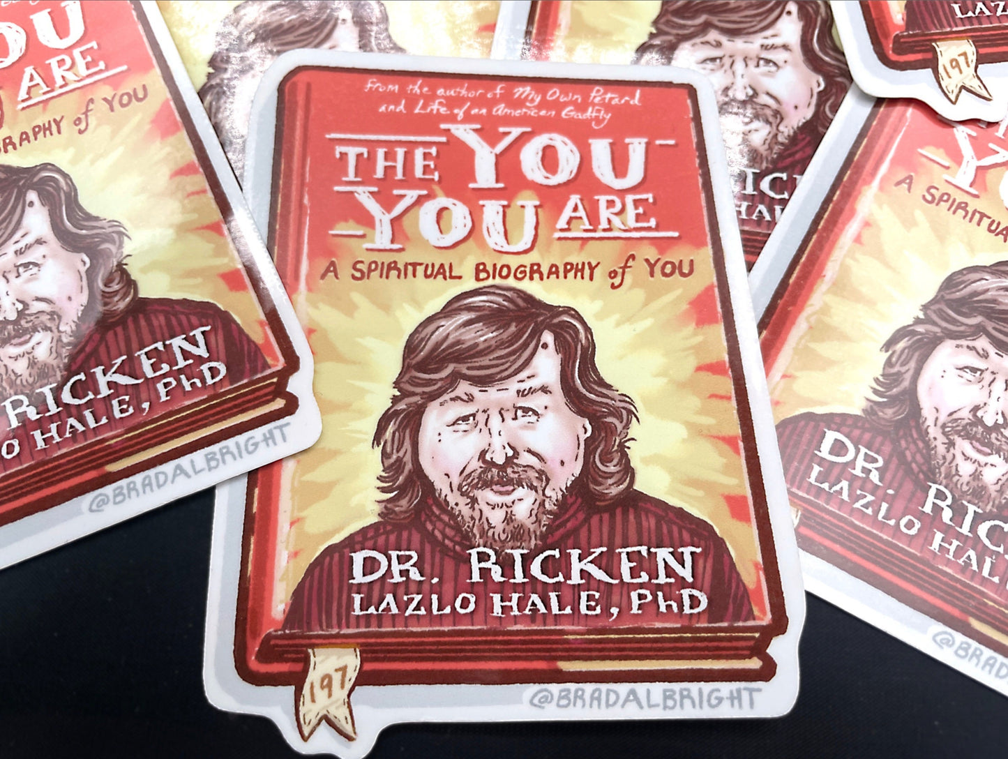 The You You Are - Severance Self Help Book Illustration - Stickers & Magnets - Waterproof Decals