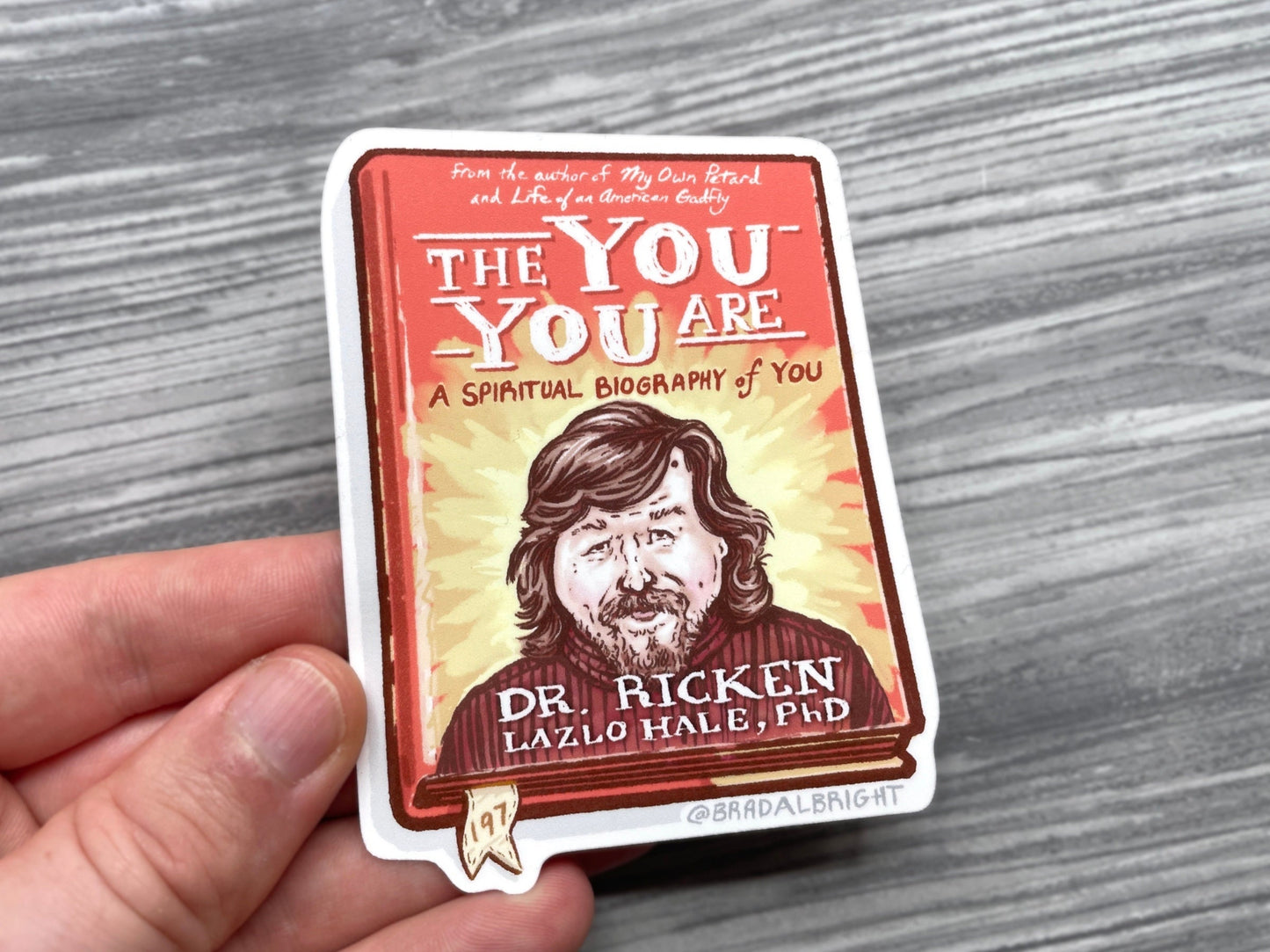 The You You Are - Severance Self Help Book Illustration - Stickers & Magnets - Waterproof Decals