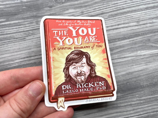 The You You Are - Severance Self Help Book Illustration - Stickers & Magnets - Waterproof Decals