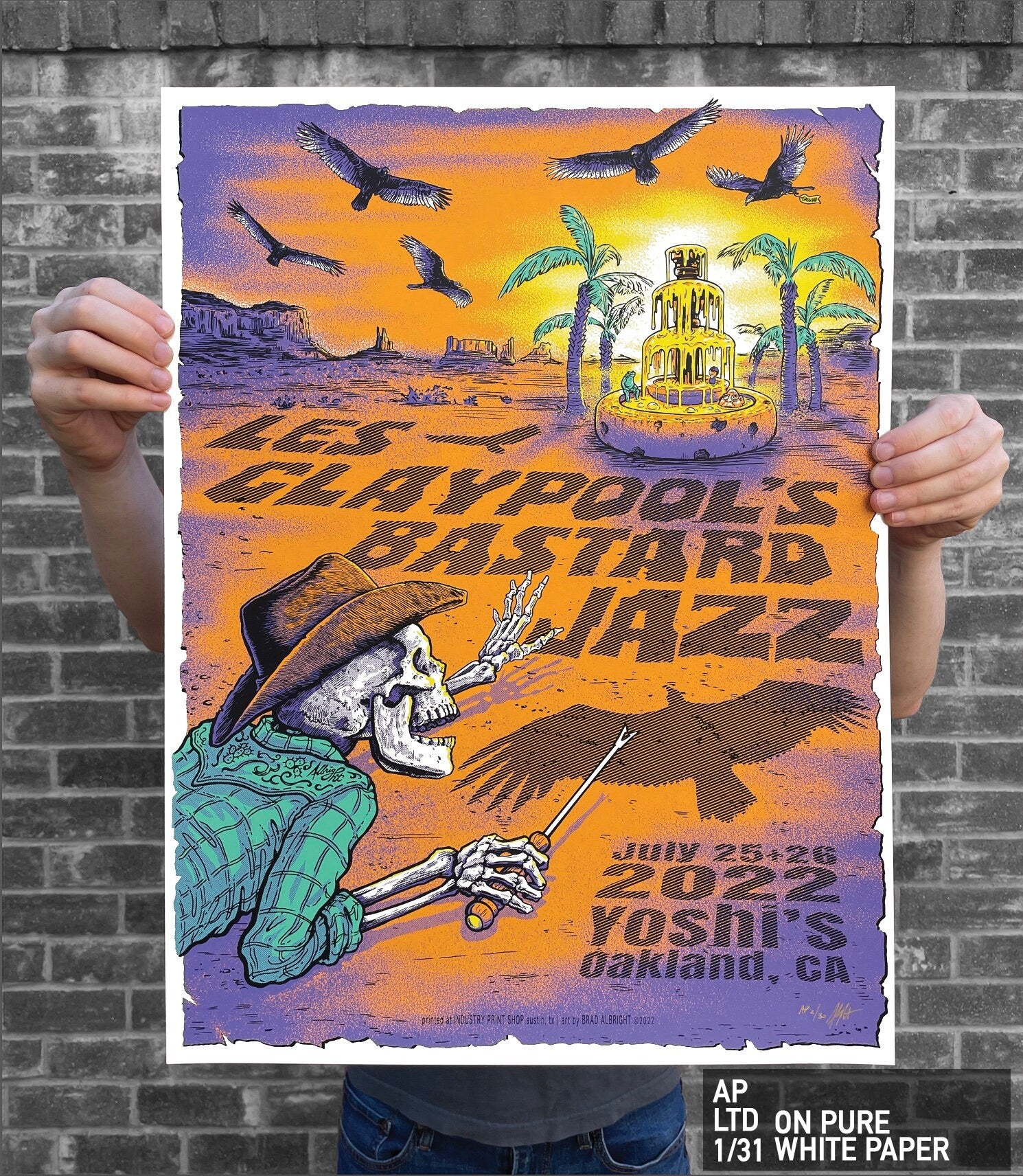 Factory Les claypool bastard jazz poster