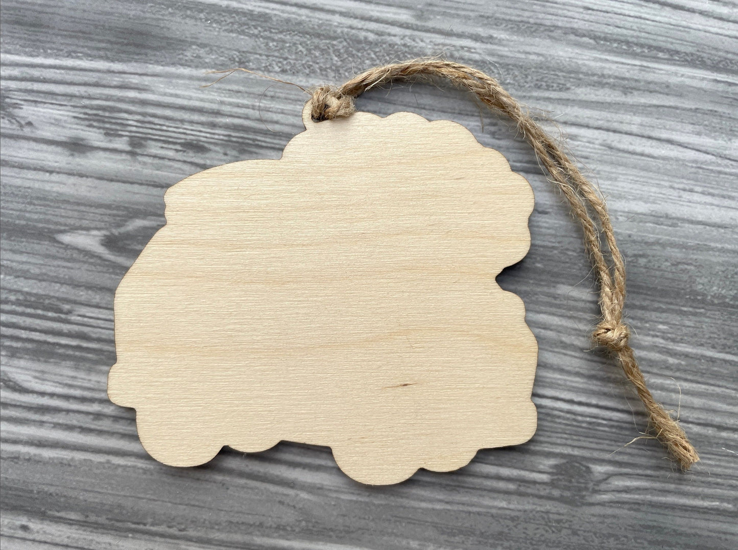 Pizzeria Dude - Hand Drawn Wood Ornament