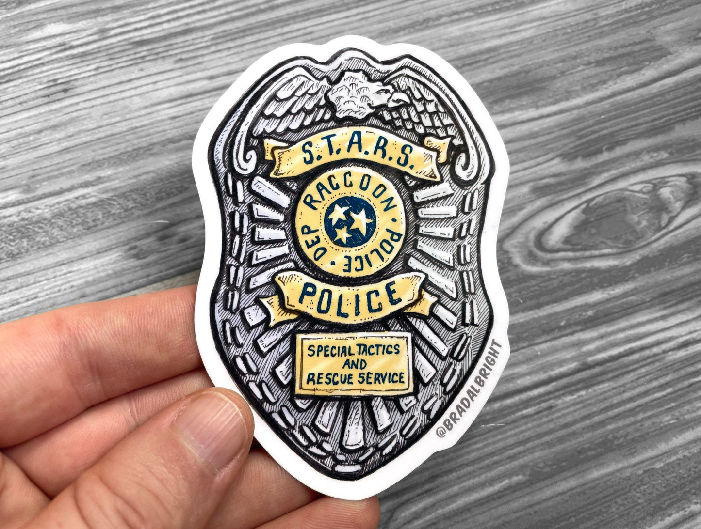 Raccoon City S.T.A.R.S. Police Badge - Resident Evil - Stickers & Magnets
