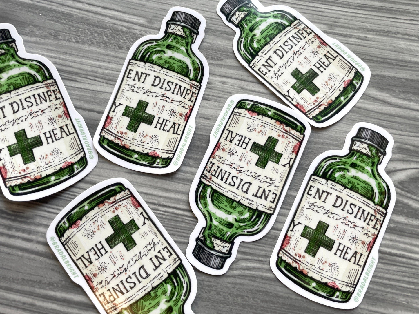 First Aid Fluid - Resident Evil 7 / Village - Stickers & Magnets
