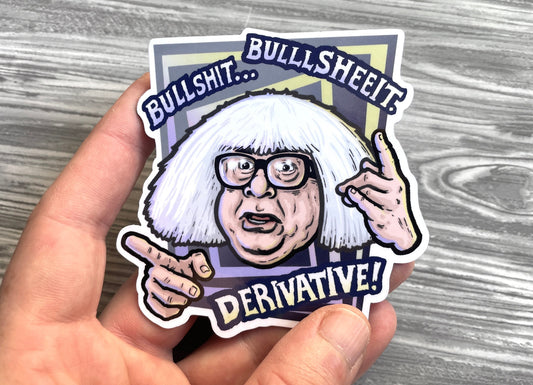 Ongo Gablogian: The Art Collector - Frank Reynolds Stickers & Magnets - Always Sunny Portrait Illustration