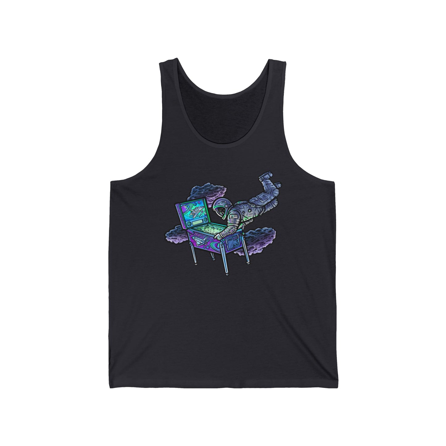 Houston, We Have a Pinball - Astronaut Pinball Graphic Tank Top