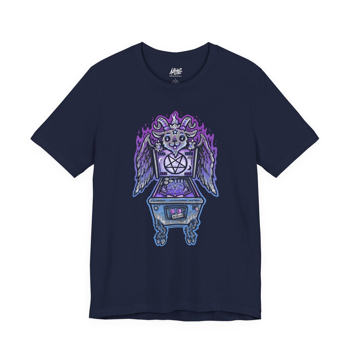 Cutest Damned Pinball Baphomet Tee