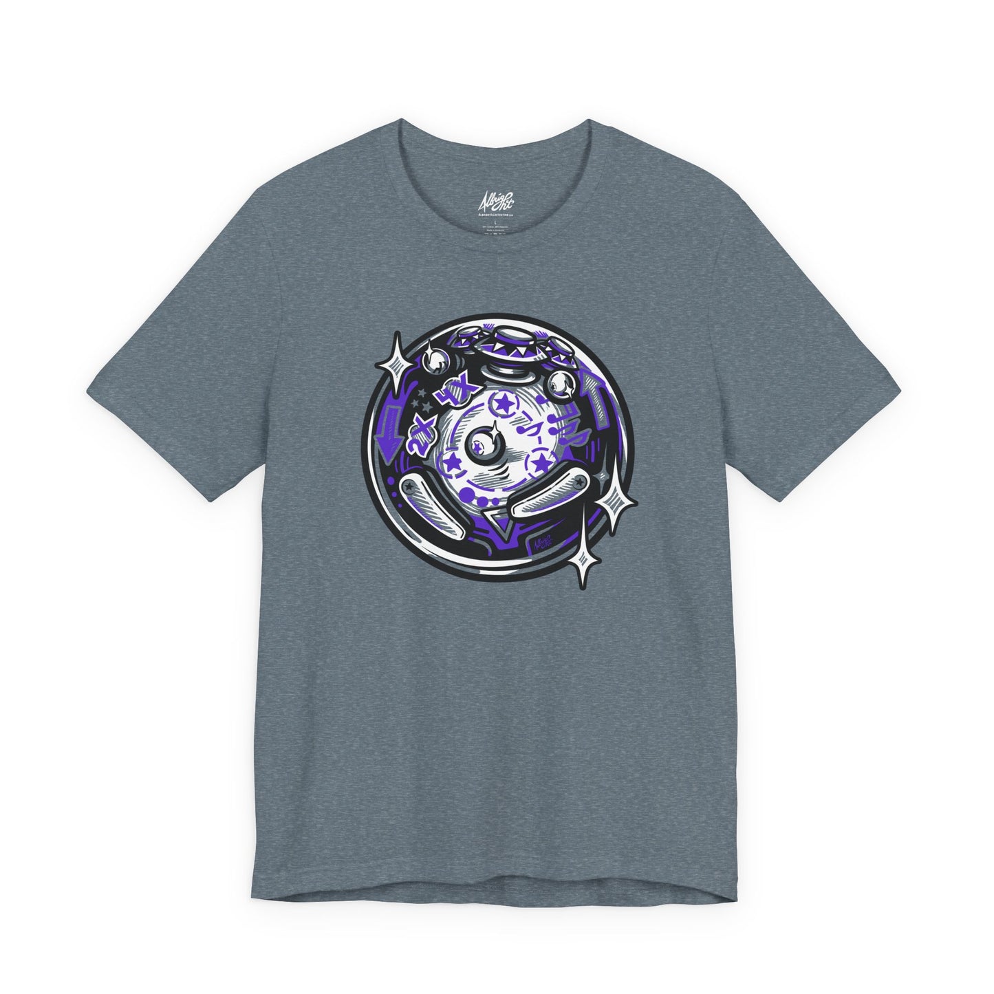 Pinball Reflections - Premium Bella+Canvas Jersey Short Sleeve Tee