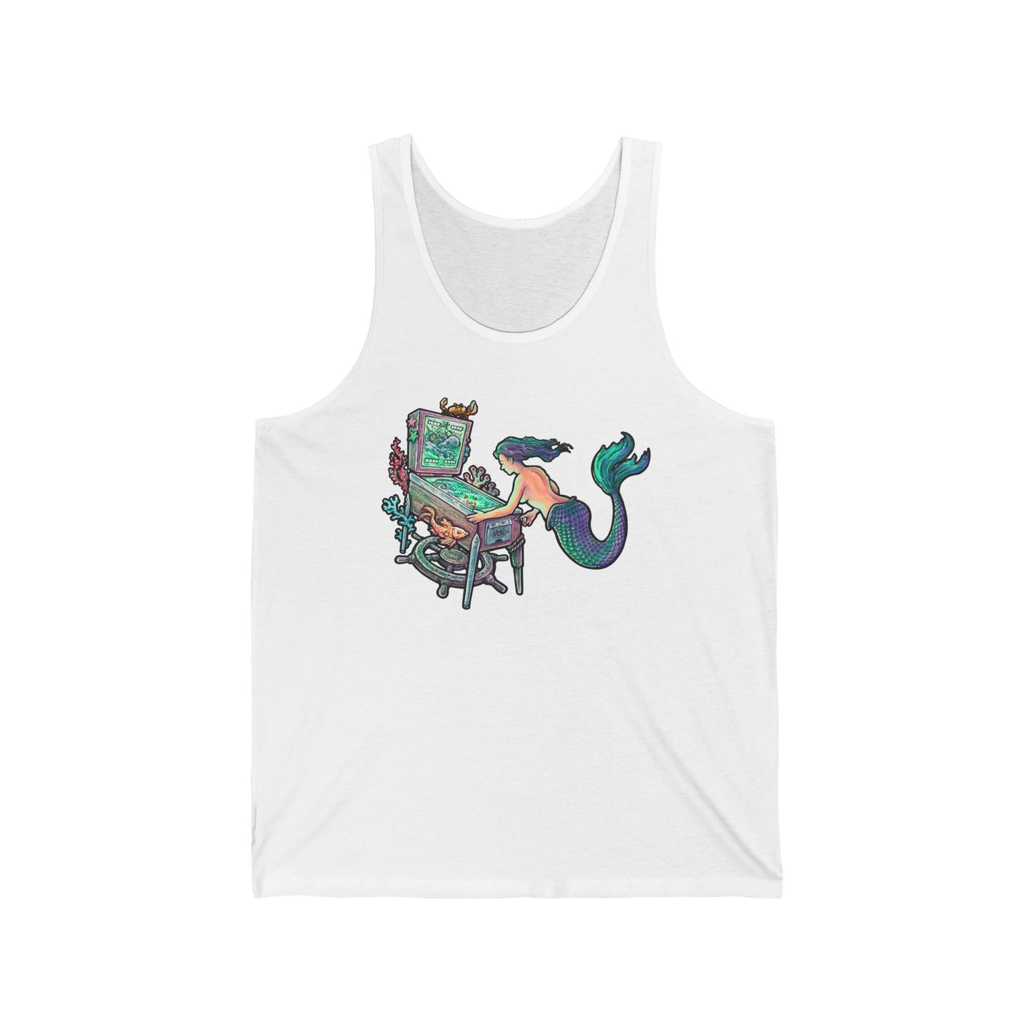 Mermaid Pinball Graphic Tank Top