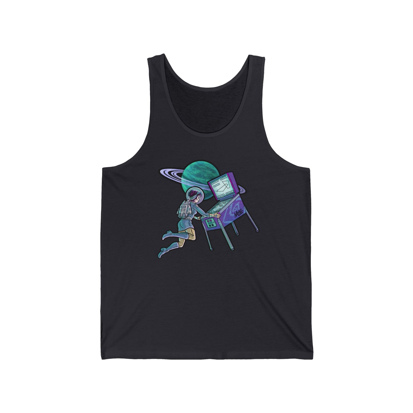Spacegirl Pinball Graphic Tank Top