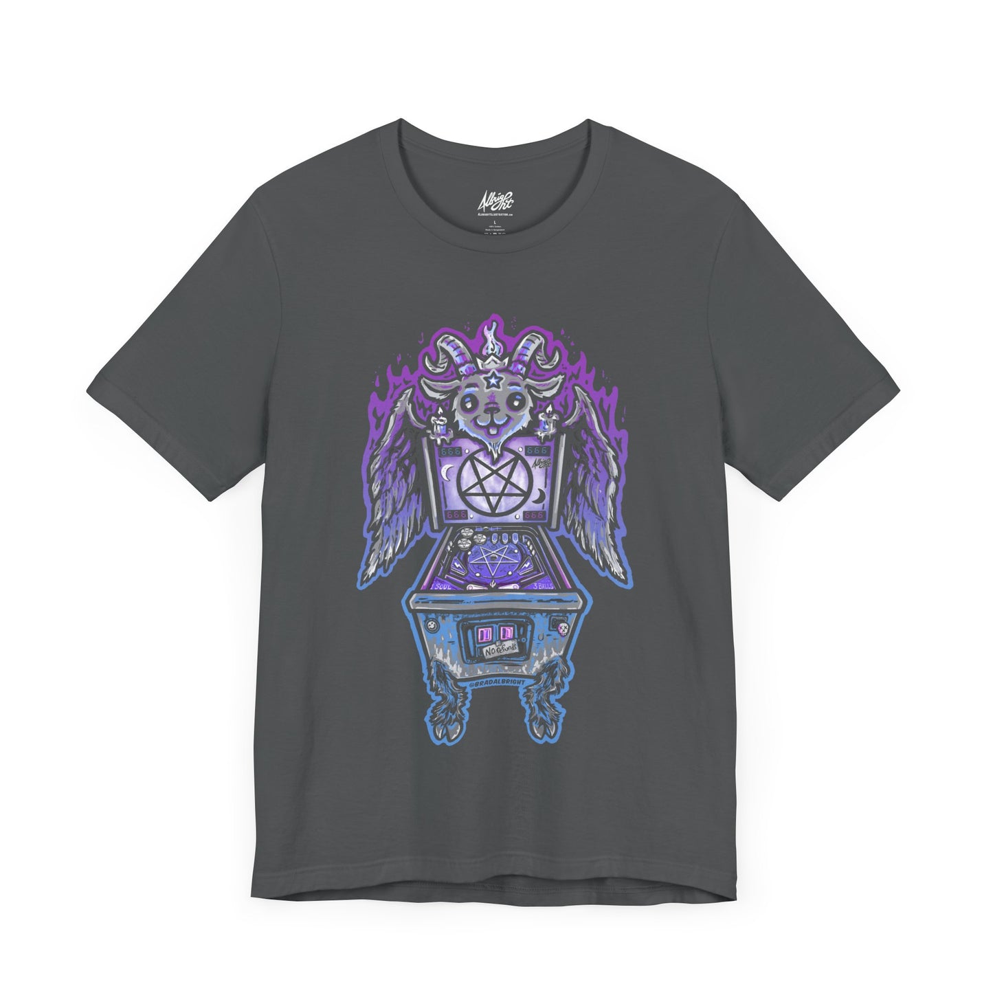 Cutest Damned Pinball Baphomet Tee