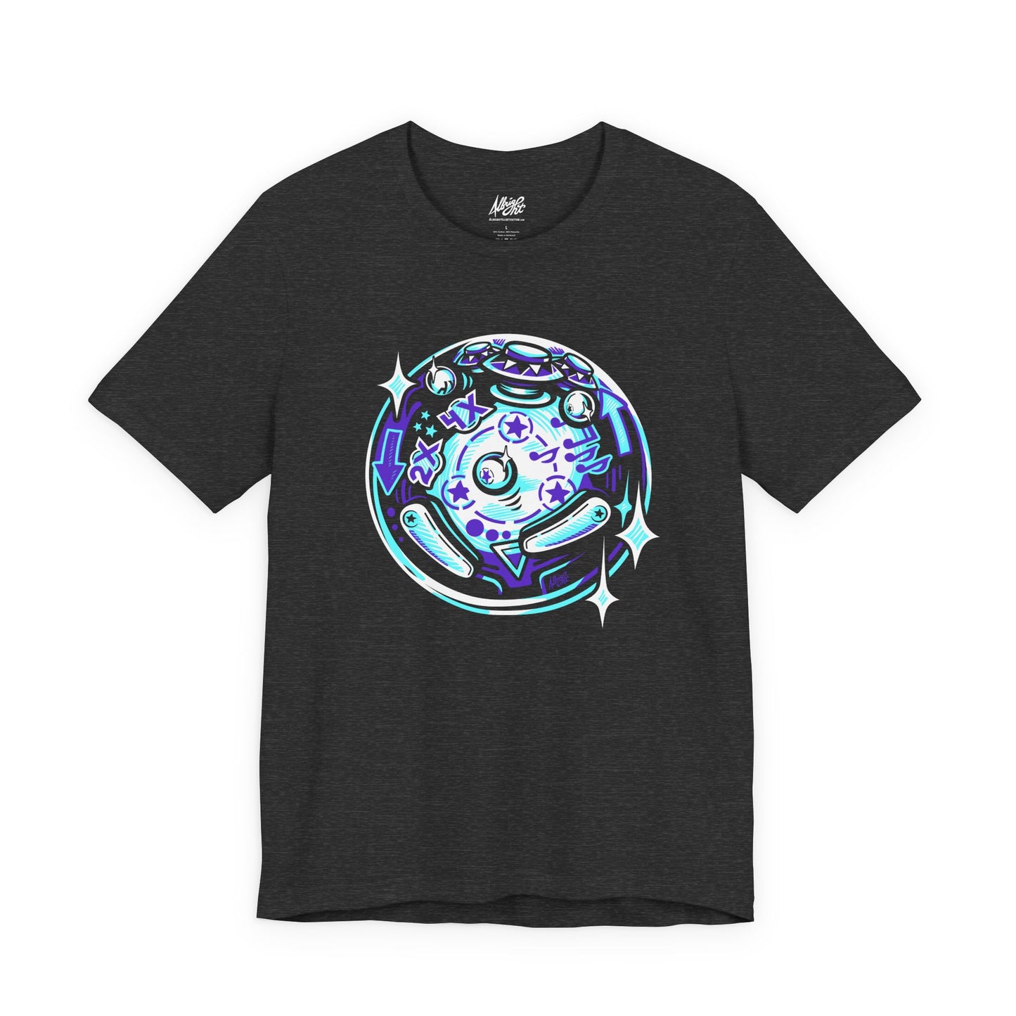 Pinball Reflections - Premium Bella+Canvas Jersey Short Sleeve Tee