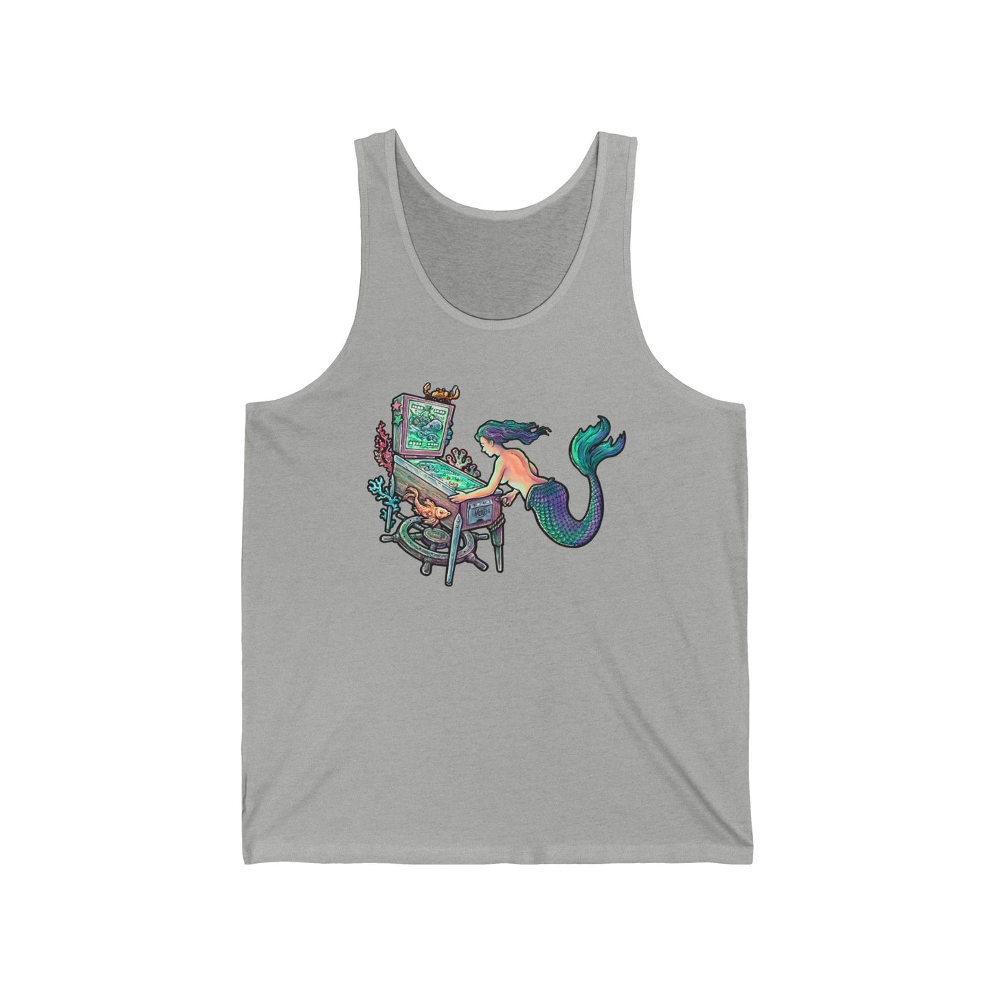 Mermaid Pinball Graphic Tank Top