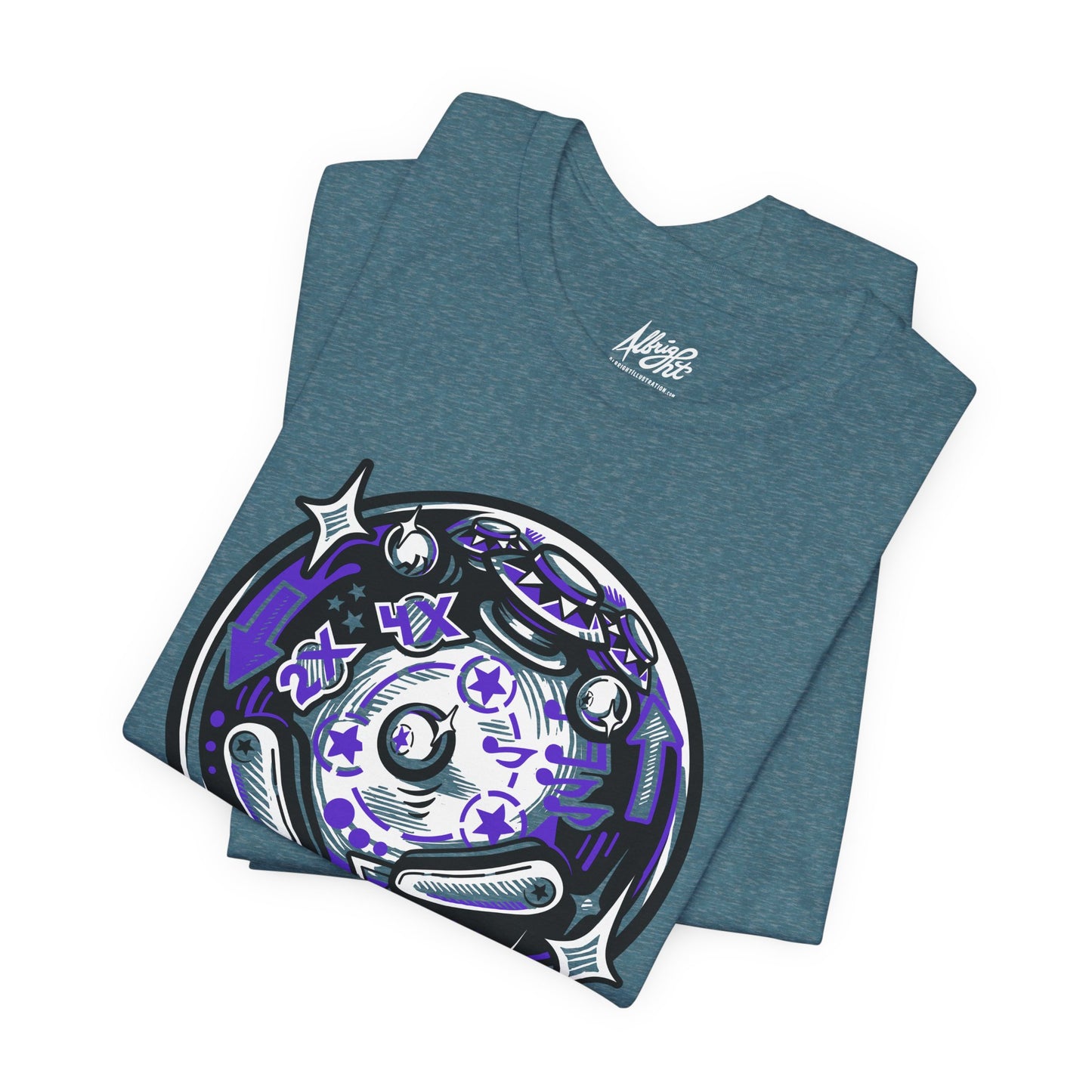 Pinball Reflections - Premium Bella+Canvas Jersey Short Sleeve Tee