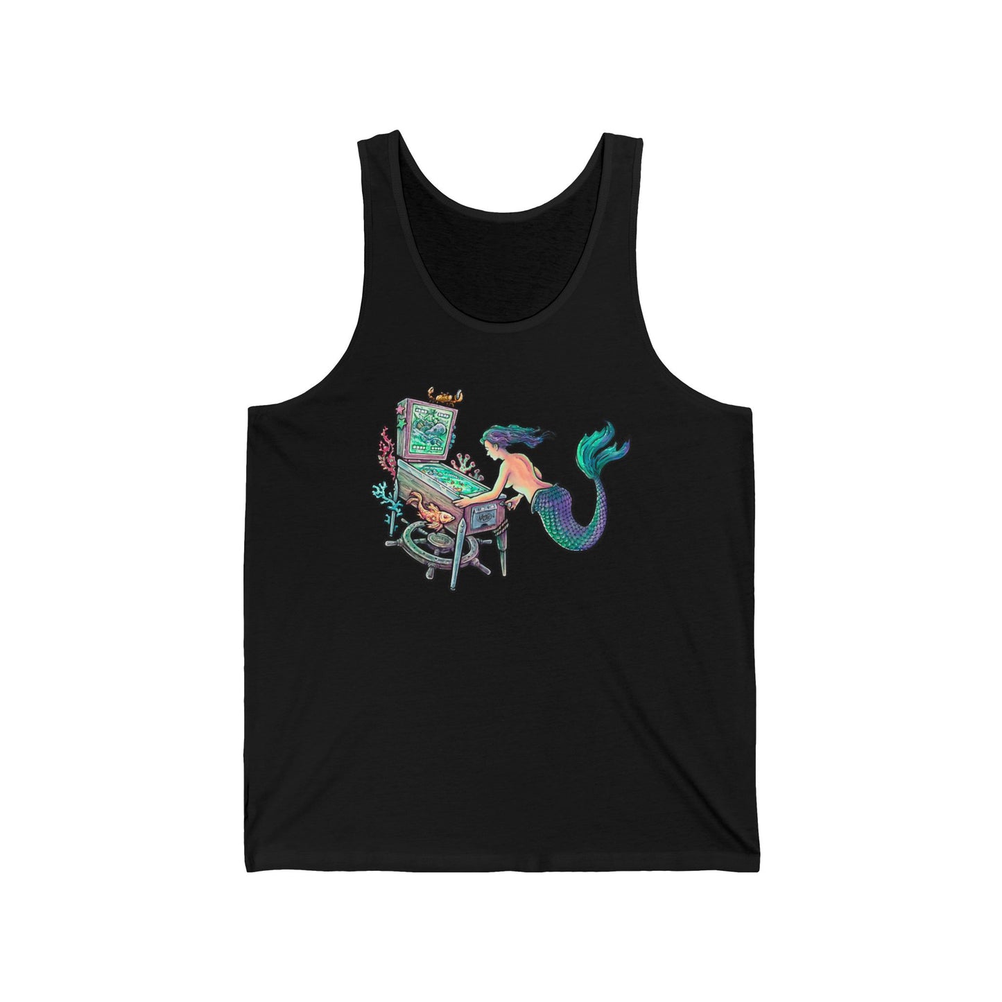 Mermaid Pinball Graphic Tank Top