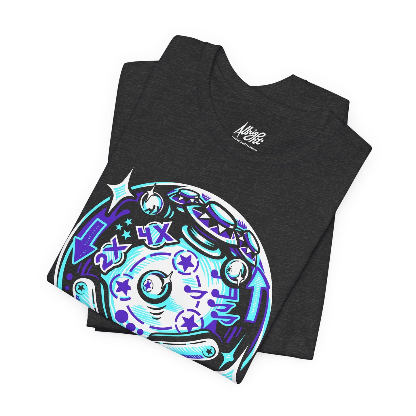 Pinball Reflections - Premium Bella+Canvas Jersey Short Sleeve Tee