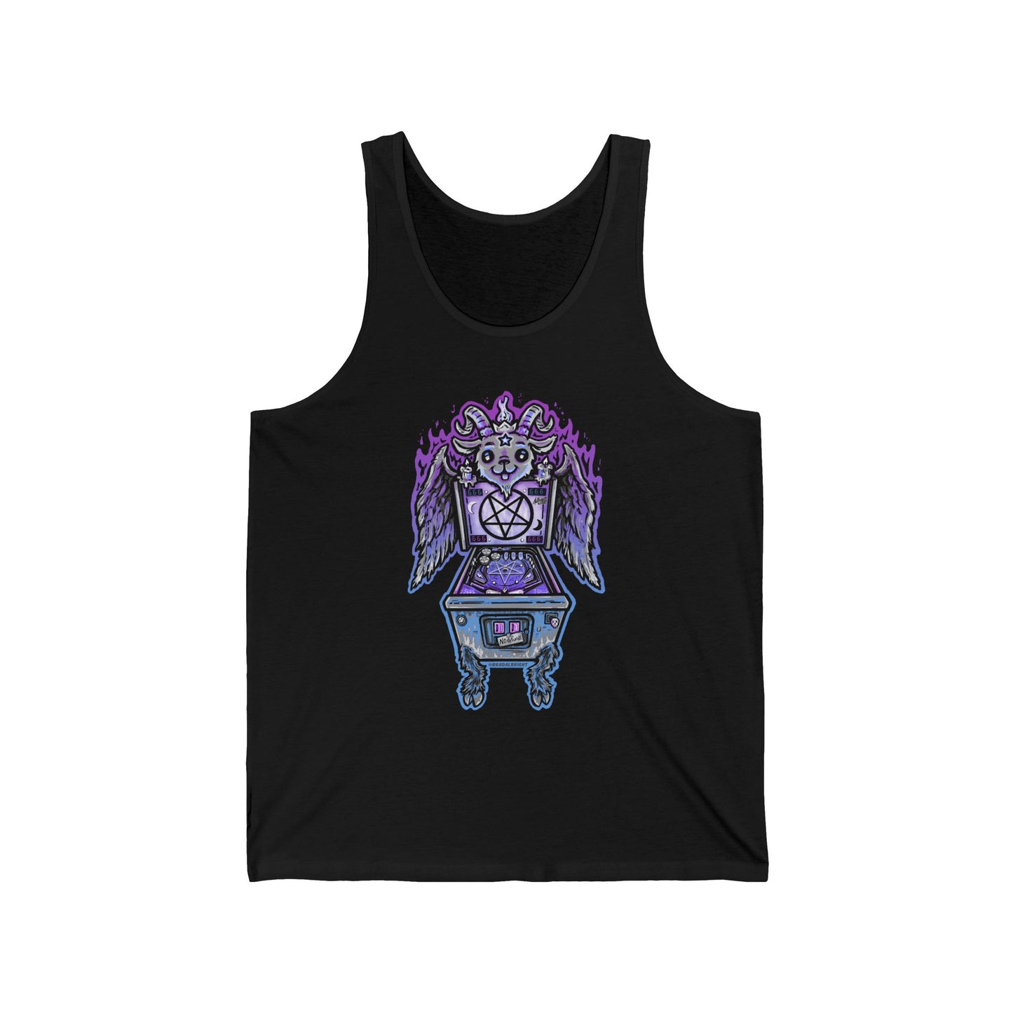 Baphomet Pinball Graphic Tank Top