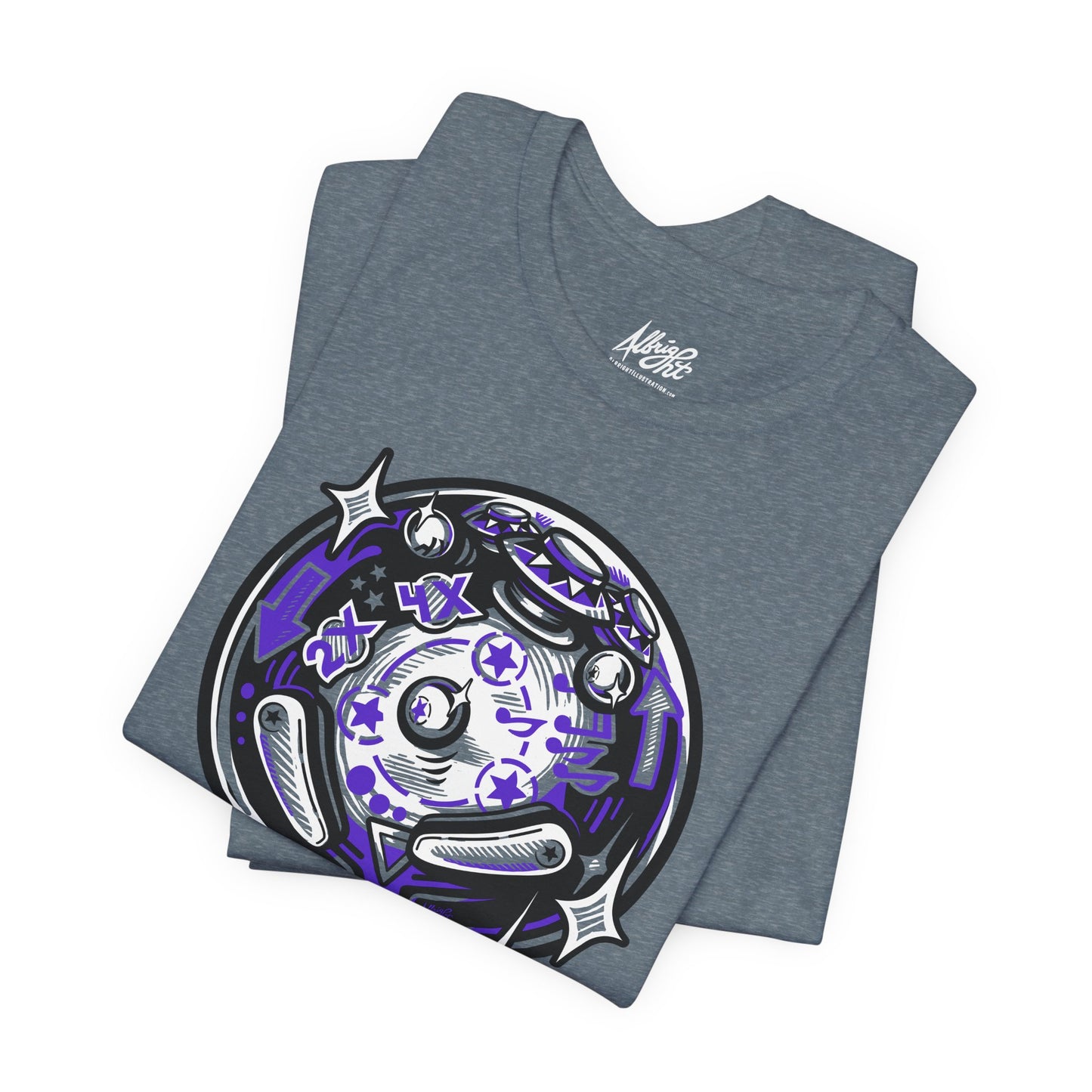 Pinball Reflections - Premium Bella+Canvas Jersey Short Sleeve Tee