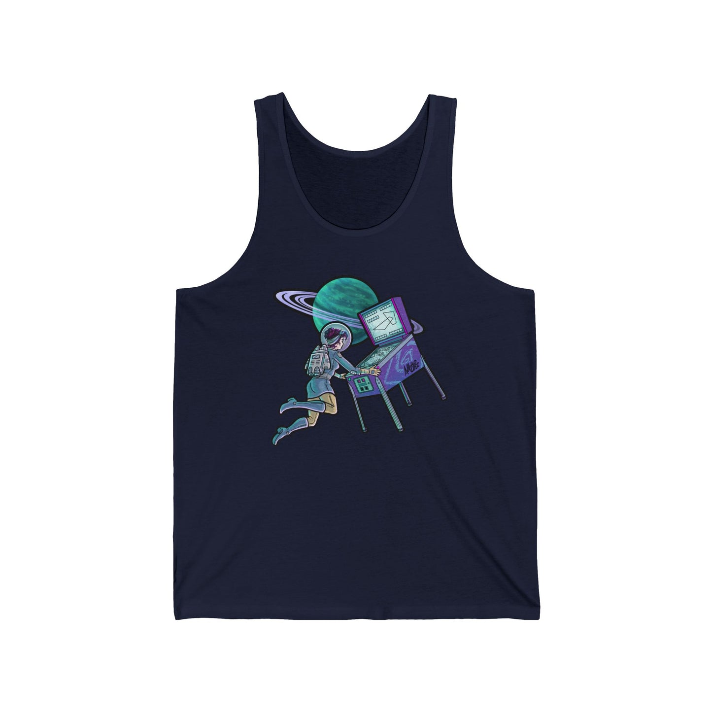 Spacegirl Pinball Graphic Tank Top