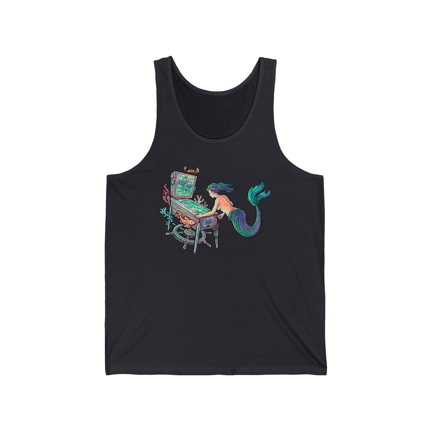 Mermaid Pinball Graphic Tank Top