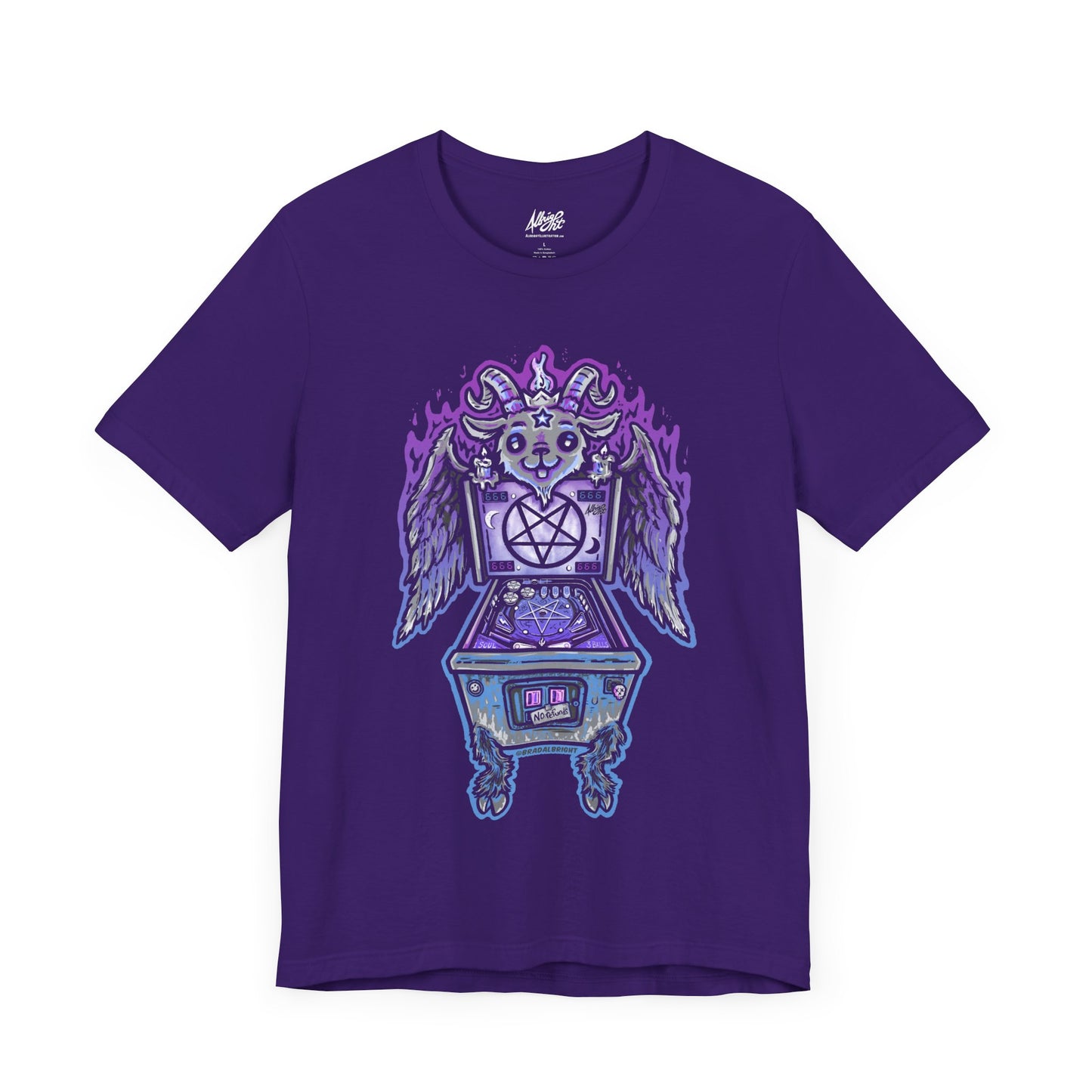 Cutest Damned Pinball Baphomet Tee