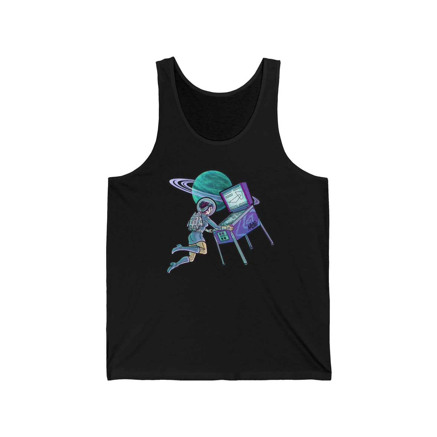 Spacegirl Pinball Graphic Tank Top